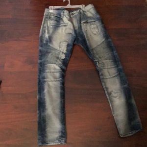 Biker jeans